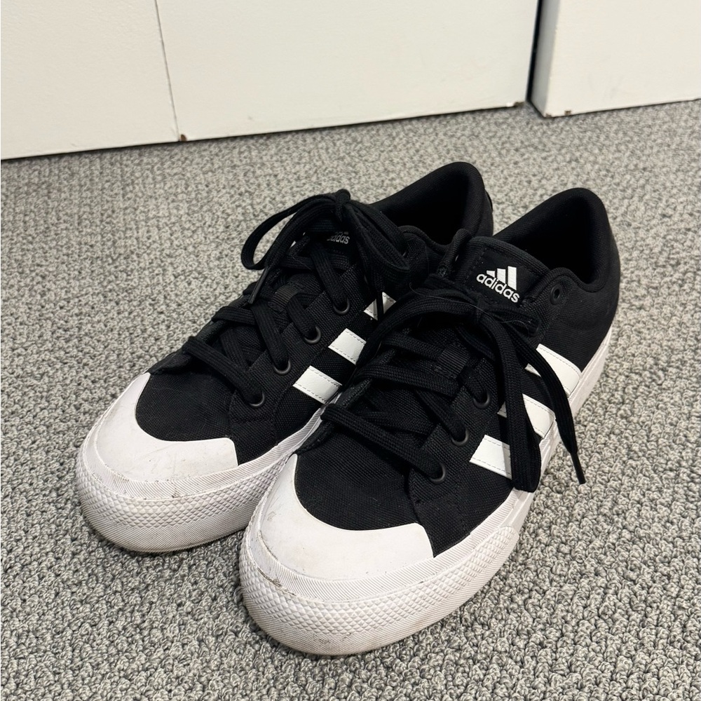 Adidas black sneakers